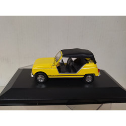 RENAULT 4 1968 PLEIN AIR YELLOW 1:43 UH HACHETTE CAJA NO ORIGINAL