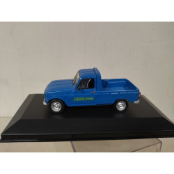 RENAULT 4 1979 PICKUP BLUE 1:43 HACHETTE UH CAJA NO ORIGINAL