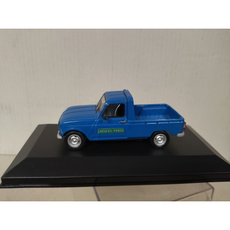 RENAULT 4 1979 PICKUP BLUE 1:43 HACHETTE UH CAJA NO ORIGINAL