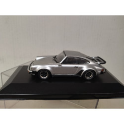 PORSCHE 911 (930) TURBO 1975 SILVER 1:43 ATLAS NOREV CAJA NO ORIGINAL
