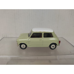 MINI COOPER 1963 LIGHT GREEN WHITE 1:43 VITESSE NO BOX DEFECT PINTURA TECHO
