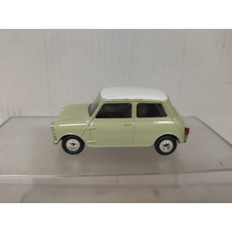 MINI COOPER 1963 LIGHT GREEN WHITE 1:43 VITESSE NO BOX DEFECT PINTURA TECHO