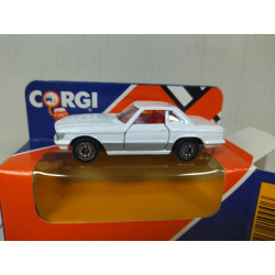 MERCEDES-BENZ R107 500 SL WHITE apx 1:64 CORGI J29/2 BOX