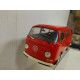 VOLKSWAGEN T2 RED 1:24 WELLY DEFECTUOSA/NO CAJA