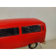 VOLKSWAGEN T2 RED 1:24 WELLY DEFECTUOSA/NO CAJA