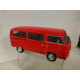 VOLKSWAGEN T2 RED 1:24 WELLY DEFECTUOSA/NO CAJA