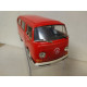 VOLKSWAGEN T2 RED 1:24 WELLY DEFECTUOSA/NO CAJA