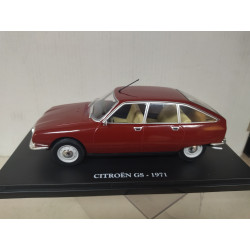 CITROEN GS 1971 ROJO 1:24 SALVAT IXO URNA ROTA