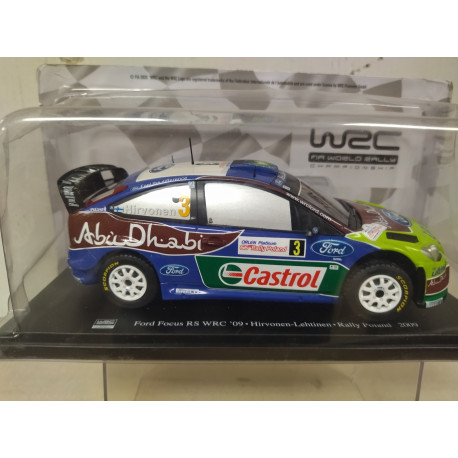 FORD FOCUS RS WRC 2009 RALLY POLAND HIRVONEN 1:24 SALVAT IXO