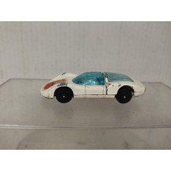 PORSCHE CARRERA 6 WHITE (1) apx 1:64 CORGI WHIZZWHEELS NO BOX