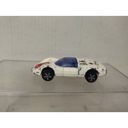 PORSCHE CARRERA 6 WHITE (2) apx 1:64 CORGI WHIZZWHEELS NO BOX
