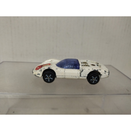 PORSCHE CARRERA 6 WHITE (2) apx 1:64 CORGI WHIZZWHEELS NO BOX
