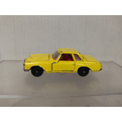 MERCEDES-BENZ W113 280 SL YELLOW apx 1:64 CORGI WHIZZWHEELS NO BOX
