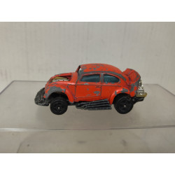 VOLKSWAGEN HOT ROD RED apx 1:64 CORGI WHIZZWHEELS NO BOX