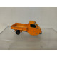 RELIANT TW9 3-WHEEL ORANGE WHIZZWHEELS apx 1:64 CORGI JUNIORS NO BOX