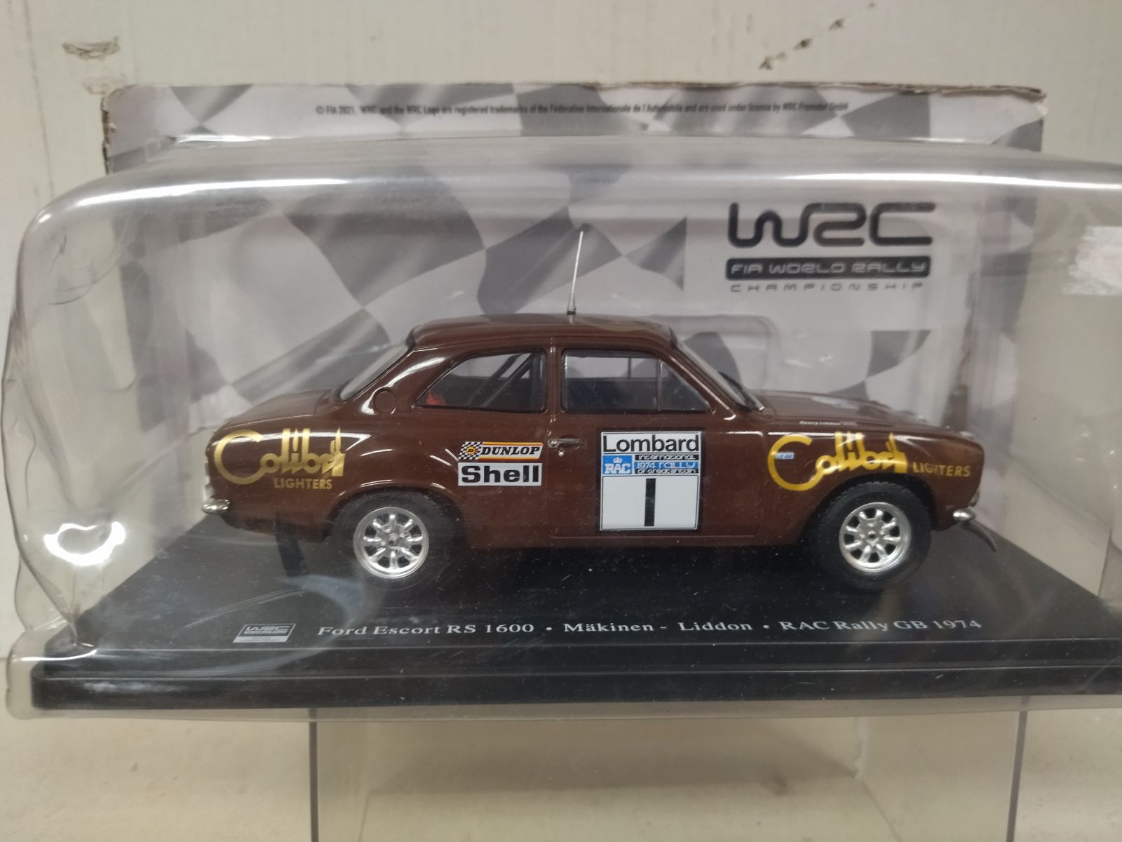 Maquette Ford Escort RS 1600 Makinen RAC Rally 1974 - Échelle 1/24 Par Altaya/IXO - Neuf - Collection Rallye