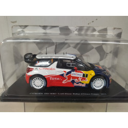 CITROEN DS3 WRC 2012 RALLY D´ALSACE FRANCE LOEB 1:24 SALVAT IXO