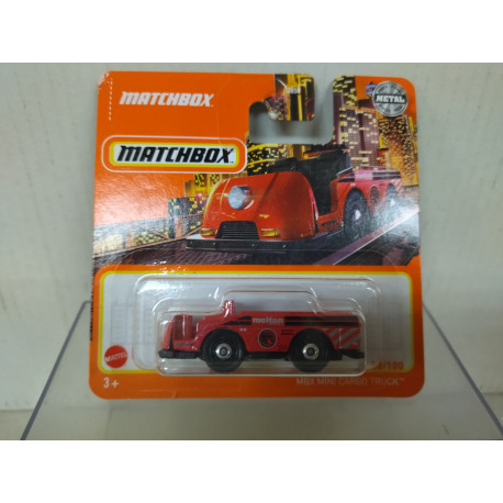 MBX MINI CARGO MELTON RED 1:64 MATCHBOX
