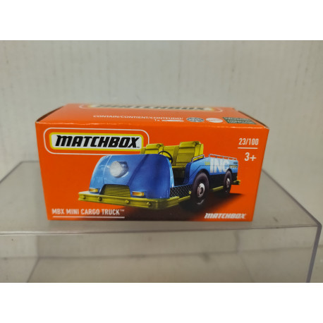 MBX MINI CARGO INC BLUE 1:64 MATCHBOX BOX