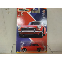 MG MGB GT 1971 COUPE RED UK 9/12 1:64 MATCHBOX