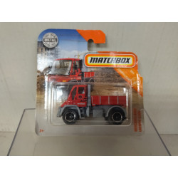 MERCEDES-BENZ UNIMOG U300 MELTON RED 1:64 MATCHBOX
