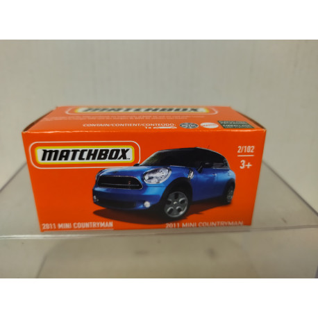 MINI COUNTRYMAN 2011 1:64 MATCHBOX BOX