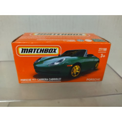 PORSCHE 911 CARRERA CABRIOLET 1:64 MATCHBOX BOX