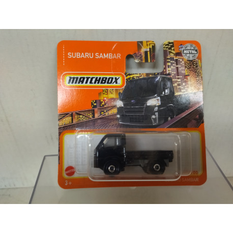 SUBARU SAMBAR PICKUP BLACK 1:64 MATCHBOX