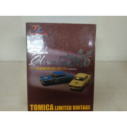 PRINCE GLORIA 6 SET X 2 MODELS JAPAN GRAN PRIX 1:64 TOMICA LIMITED VINTAGE