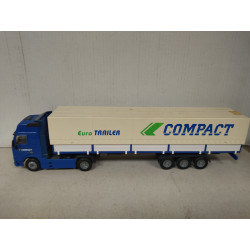 VOLVO FH16 COVERED TRAILER EURO TRAILER CAMION/TRUCK 1:50 JOAL 334 NO BOX