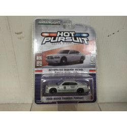 DODGE CHARGER 2008 PURSUIT PUERTO RICO AUTOPISTAS HIGHWAY POLICE 1:64 GREENLIGHT