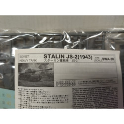 TANK IS-2/JS-2 STALIN SOVIET HEAVY TANK MODEL KIT 1:76 FUJIMI SWA-30