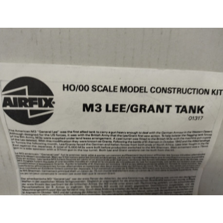 M3 LEE/GRANT TANK WW 2 MODEL KIT 1:87 H0/00 AIRFIX 01317 NO BOX