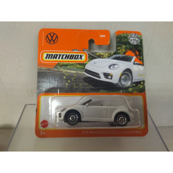 VOLKSWAGEN BEETLE CONVERTIBLE 2019 WHITE 1:64 MATCHBOX