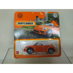 VOLKSWAGEN BEETLE CONVERTIBLE 2019 ORANGE 1:64 MATCHBOX