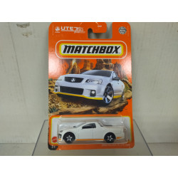 HOLDEN COMMODORE 2016 VE UTE PICKUP SSV WHITE 1:64 MATCHBOX