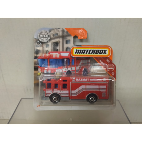 HAZARD SQUAD HAZMAT RED 1:64 MATCHBOX