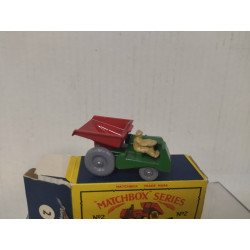MUIR HILL DUMPER LESNEY 2 apx 1:64 MATCHBOX ORIGINAL BOX