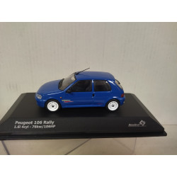 PEUGEOT 106 RALLYE BLUE 1:43 SOLIDO S4312102 SD