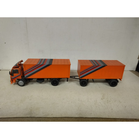 FORD CARGO + TRAILER TRUCK/CAMION 1:50 NZG n227 BOX