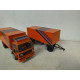 FORD CARGO + TRAILER TRUCK/CAMION 1:50 NZG n227 BOX