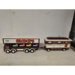 LEYLAND DODGEM + CARAVAN SILCOCK´S 1:50 CORGI ONLY TRUCK