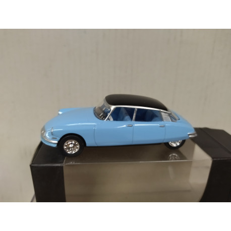 CITROEN DS 19 1959 BLACK & BLUE apx 1:64 NOREV 3 INCHES (7,5cm)