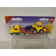 SCANIA LOW LOADER + EXCAVADORA apx 1:64 SIKU 1616