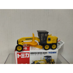 KOMATSU MOTOR GRADER apx 1:64 TOMICA 24