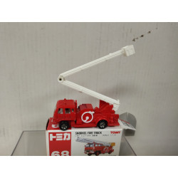 ISUZU SNORKEL FIRE ENGINE TRUCK 1:110/apx 1:64 TOMICA 68
