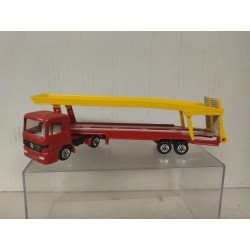 MERCEDES-BENZ TRUCK CAR CARRIER/TRANSPORTE COCHES apx 1:64 SIKU 1618