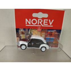 RENAULT 4CV POLICE PIE apx 1:64 NOREV 3 INCHES (7,5cm) BLISTER