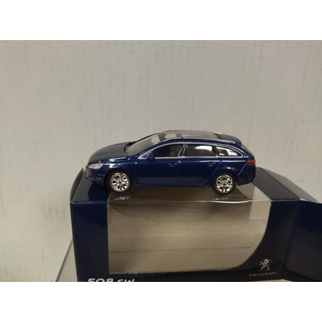 PEUGEOT 508 2014 SW BLUE apx 1:64 NOREV 3 INCHES (7,5cm)