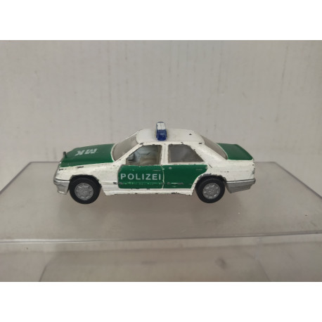 MERCEDES-BENZ W124 300 E POLIZEI (1) 1:55/apx 1:64 SIKU 1084 NO BOX